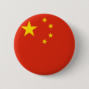 De Button van de Vlag van China