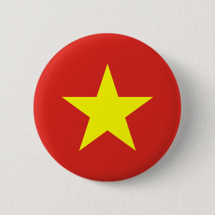 De Button van de Vlag van Vietnam