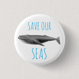DE BUTTON VAN DE WALSZEELIE "SAVE ONZE ZEEEN"