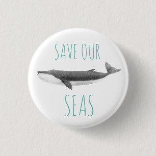 DE BUTTON VAN DE WALSZEELIE "SAVE ONZE ZEEEN"