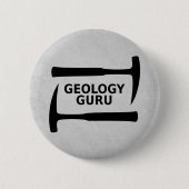 De Button van Guru van de geologie (Voorkant)
