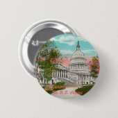 De  Button van het Amerikaanse Capitool (Voorkant /achterkant)