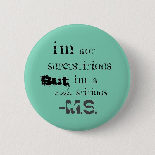 De Button van het Citaat van Kantoor (Voorkant)