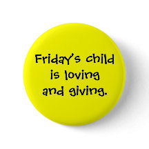 De Button van het Kind op vrijdag