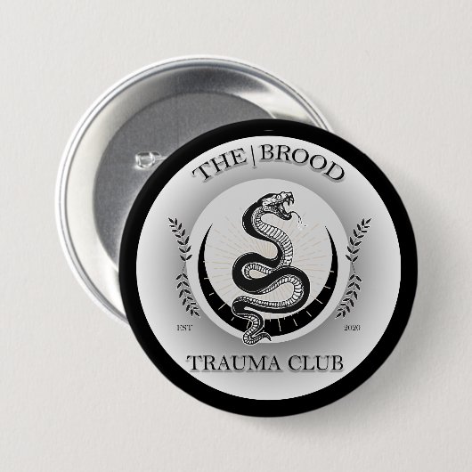 De Button van het merk Brood (Voorkant /achterkant)