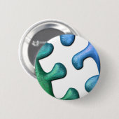 De Button van het Ontwerp van het raadsel (Voorkant /achterkant)