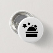 De Button van het Pictogram van de astronomie (Voorkant /achterkant)