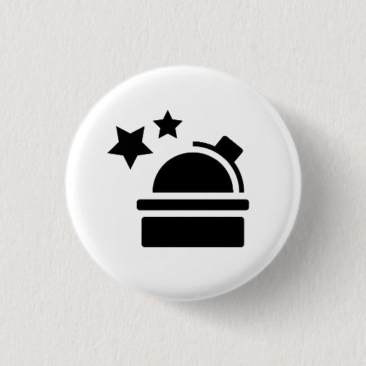 De Button van het Pictogram van de astronomie (Voorkant)