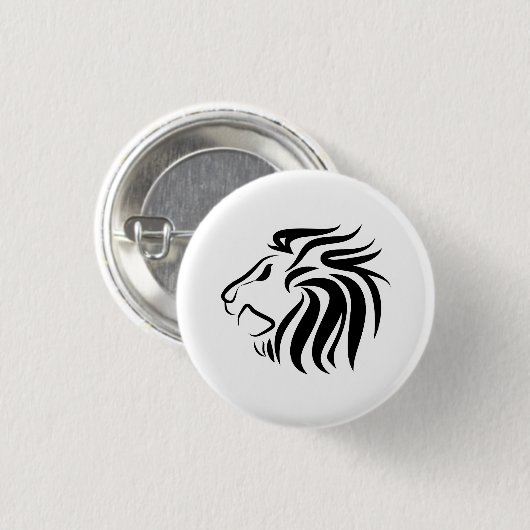 De Button van het Pictogram van de leeuw (Voorkant /achterkant)