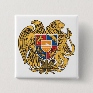 De Button van het Wapenschild van Armenië