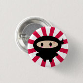 De Button van Ninja van Kawaii (Voorkant /achterkant)
