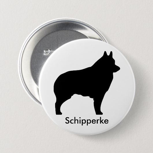 De Button van Schipperke (Voorkant /achterkant)