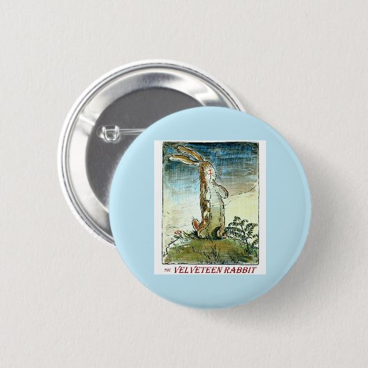 De Button van Velveteen Rabbit (Voorkant /achterkant)