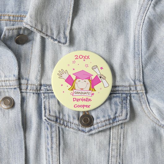 De Button voor Afstuderen voor kinderkinderen van  (In situ)