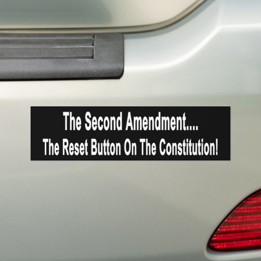 De Button voor het opnieuw instellen van de Grondw Bumpersticker (Op auto)