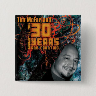 "De" Button voor Tim's 30e verrassingsfeestje