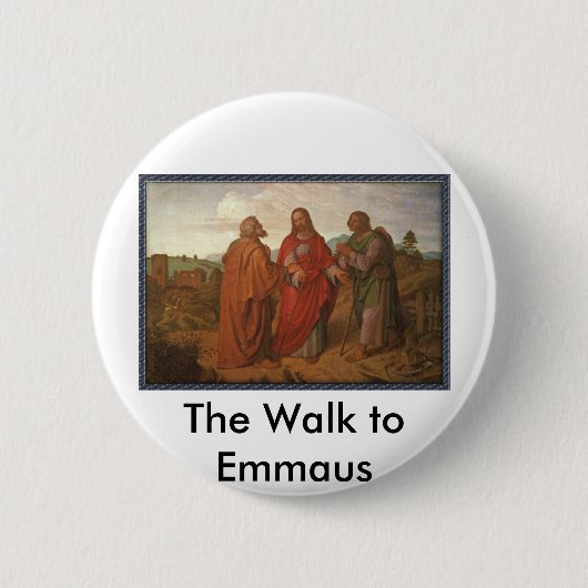 De Button "Walk to Emmaus Pin" (Voorkant)
