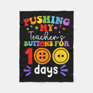 De Buttonnen van mijn leraar 100 dagen 100 dagen d Fleece Deken
