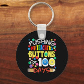 De Buttonnen van mijn leraar voor 100 Days Fun Sch Sleutelhanger (Voorkant)