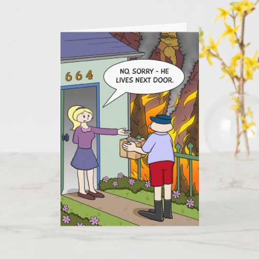 De Buur van de hel Kaart (Gele Bloem)