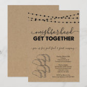 De Buurgroep van Taco krijgt de Gezamenlijke Uitno Kaart (Voorkant / Achterkant)