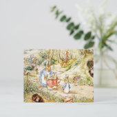 De buurt van Peter Rabbit door Beatrix Potter Briefkaart (Staand voorkant)