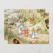 De buurt van Peter Rabbit door Beatrix Potter Briefkaart (Voorkant / Achterkant)
