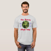 De Buxus stopt hier. T-shirt (Voorkant volledig)