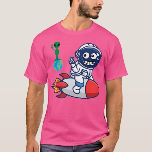De Bye Bye Rocketmen T-shirt (Voorkant)