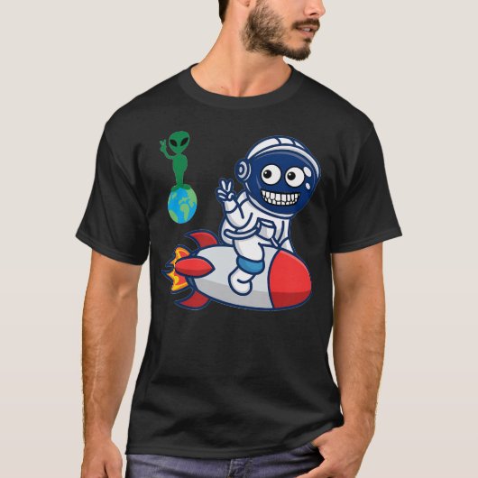 De Bye Bye Rocketmen T-shirt (Voorkant)