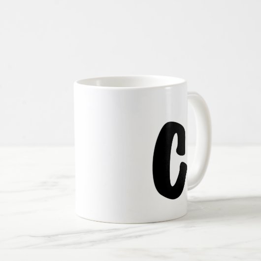 De "C" mok (Voorkant rechts)