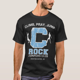 De C-rots, klimmen, Pray, springen T-shirt