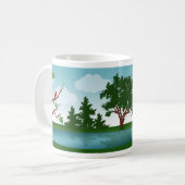 De Cabin - Country Life Personalized Mug Koffiemok (Voorkant links)