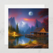 De Cabin in de Cove onder de maan (Voorkant / Achterkant)