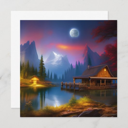 De Cabin in de Cove onder de maan (Voorkant / Achterkant)