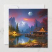 De Cabin in de Cove onder de maan (Voorkant)