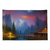 De Cabin in de Cove onder de maan Kussensloop (Achterkant-Rechts)