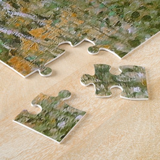 De Cabin in Sainte-Adresse Monet Fine Art Legpuzzel (Zijkant)