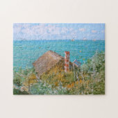 De Cabin in Sainte-Adresse Monet Fine Art Legpuzzel (Horizontaal)