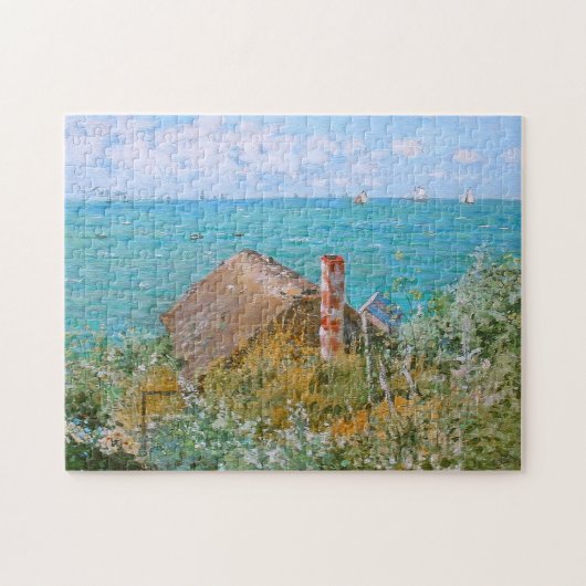 De Cabin in Sainte-Adresse Monet Fine Art Legpuzzel (Horizontaal)