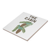 De Cabin Tegeltje (Zijkant)