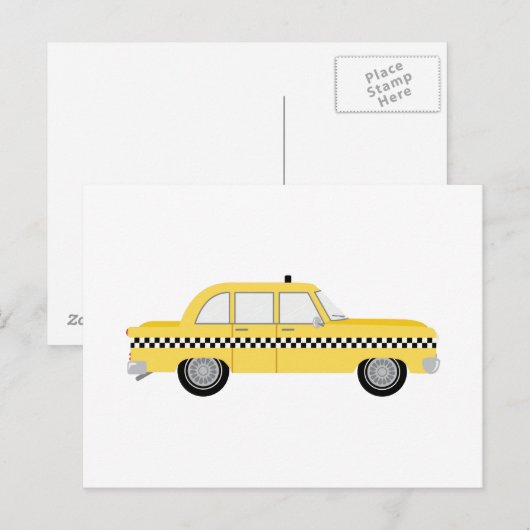 De Cabine van New York Briefkaart (Voorkant / Achterkant)