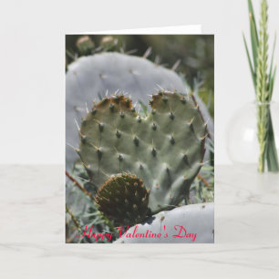 De cactus van de Valentijnsdag Feestdagen Kaart