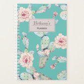 De Cactus van de waterverf met de Moderne Geperson Planner (Voorkant)