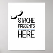 De Cadeaus van de Stache hier het Poster van het T (Voorkant)