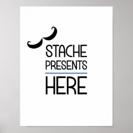 De Cadeaus van de Stache hier het Poster van het T