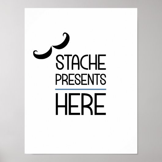 De Cadeaus van de Stache hier het Poster van het T (Voorkant)