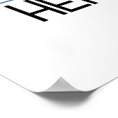 De Cadeaus van de Stache hier het Poster van het T (Hoek)