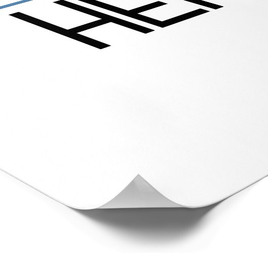 De Cadeaus van de Stache hier het Poster van het T (Hoek)