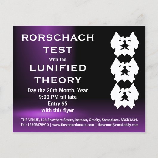 De Cadeaus van de Venue - Paars Flyer (Achterkant)